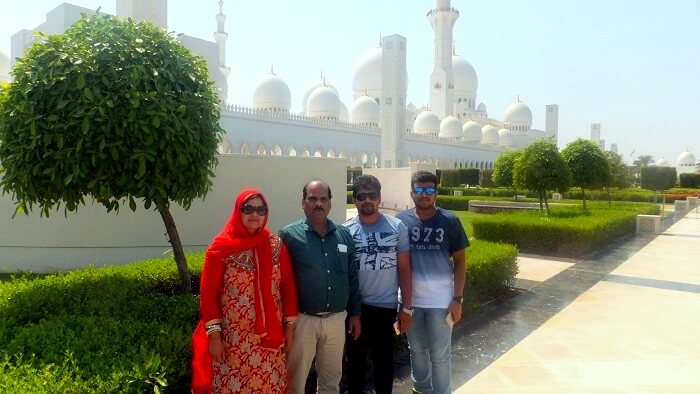 Beautiful mosque in Dubai