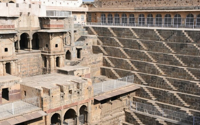 Giant step well of Abhaneri in Dausa