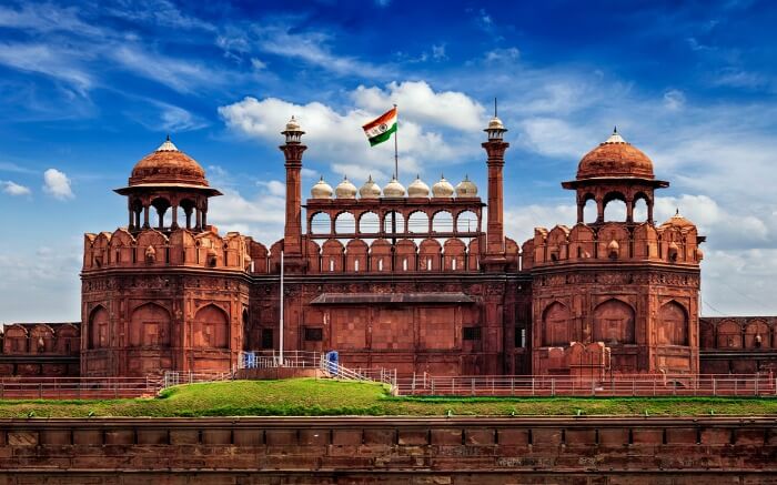View of Red Fort in Delhi