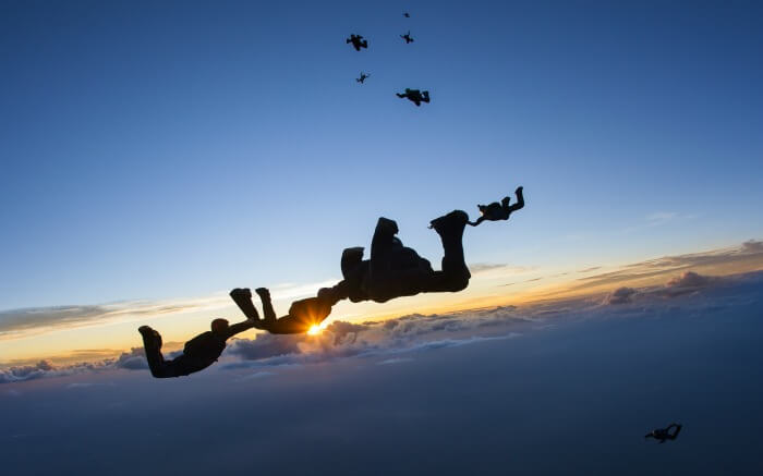 Skydiving spots in India