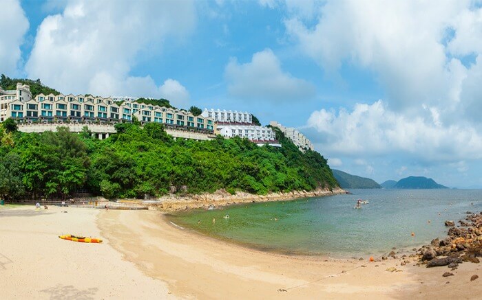View of Turtle Cove Beach in Hong Kong