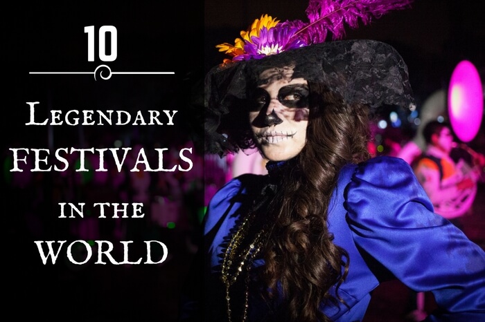 A scene from the Dia de Muertos that is one of the legendary festivals of the world