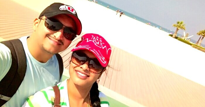 Nithin romantic trip to Dubai