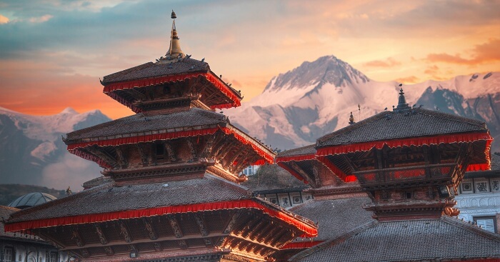 Ancient city of Patan in Kathmandu Valley.