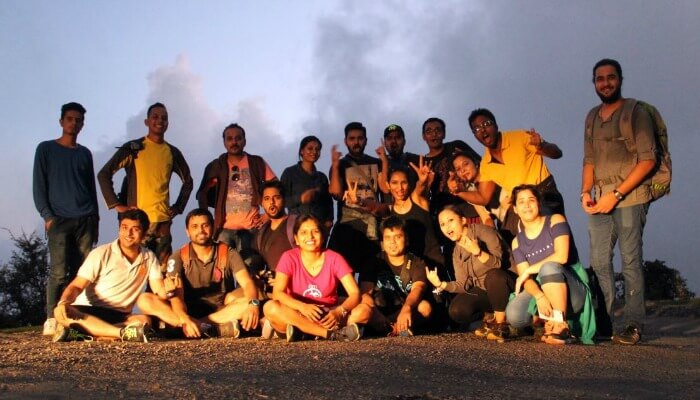 soumya with the whole group in bir