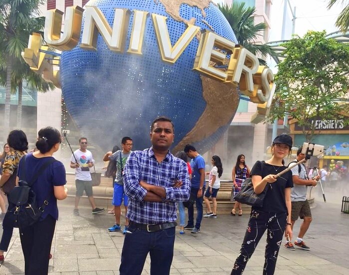 Govind at the Univerrsal Studio