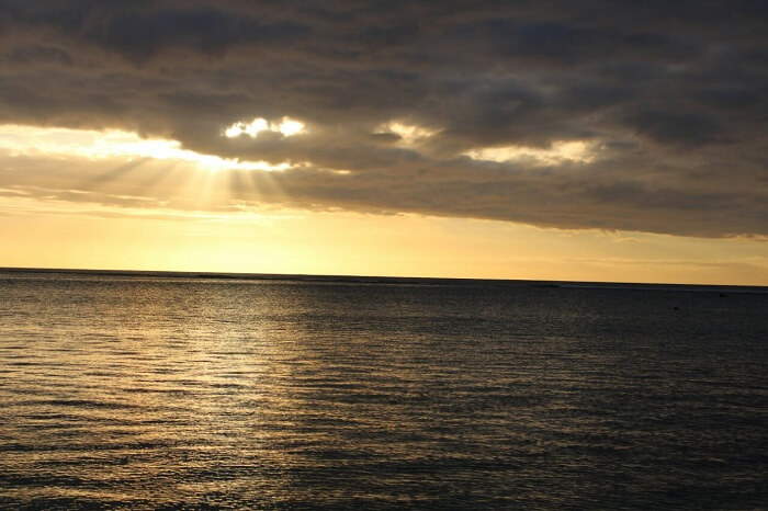 Sunset views at the beach