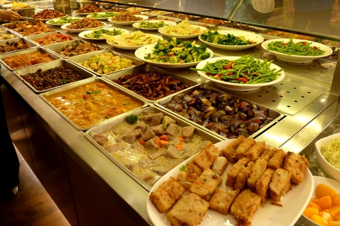 A vegan eatery selling vegan dishes in Taipei