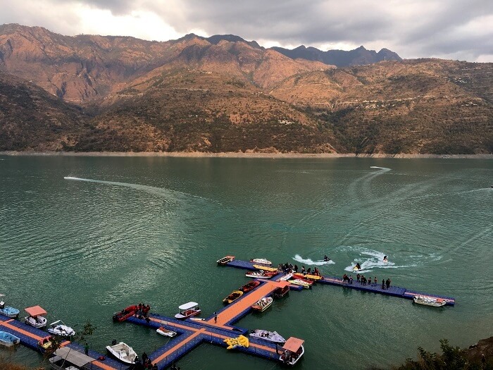 Water sports in Tehri lake