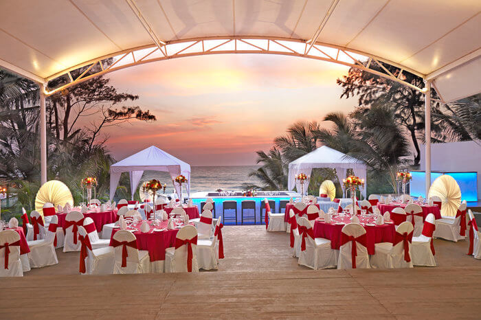 Sunset sky at Fahrenheit hotel