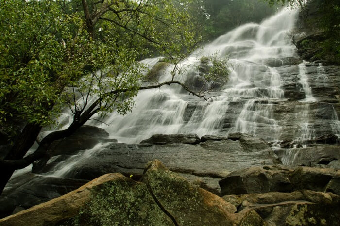 The beautiful Yercaud waterfalls in Yercaud