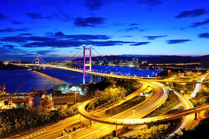 Roadways in Hong Kong
