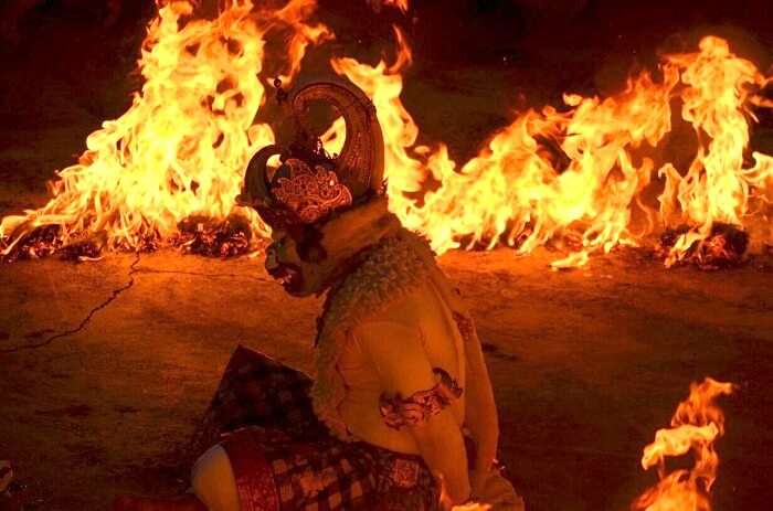 Locals of Bali perform the Kecak Dance