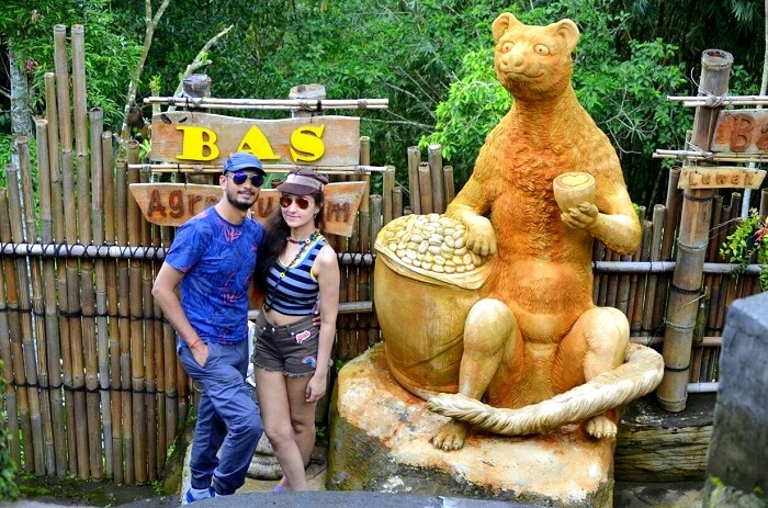 Sanchit and his wife clicked in Ubud