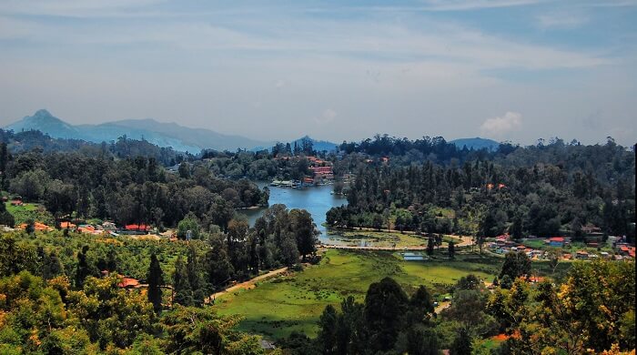 valley and mountains in Kodaikanal