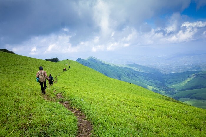 hiking in Kudremukh Karnataka