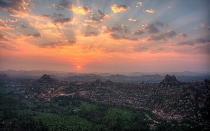 Matanga Hill in Hampi