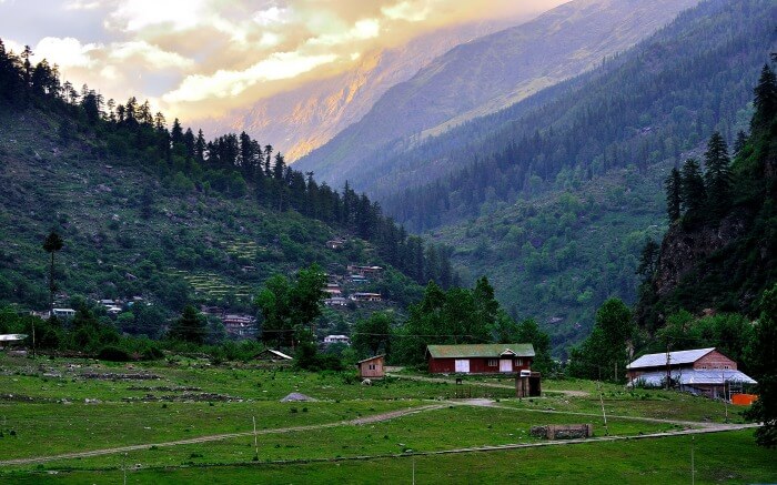 Kinnaur during sunset