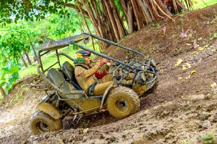 Mud carting adventure in Casela