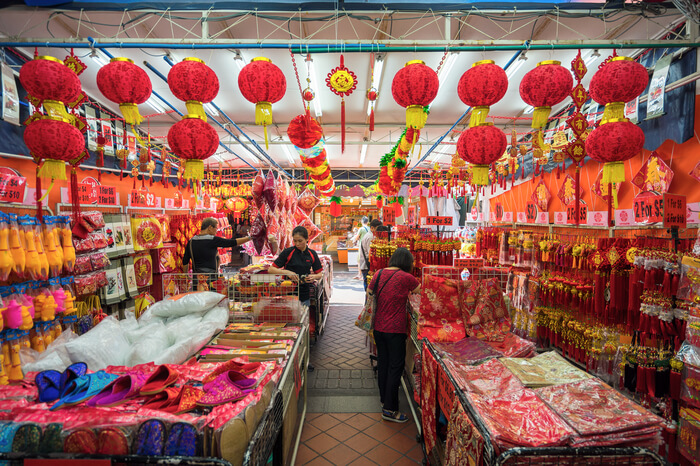 decorative items in a shop in Hong Kong