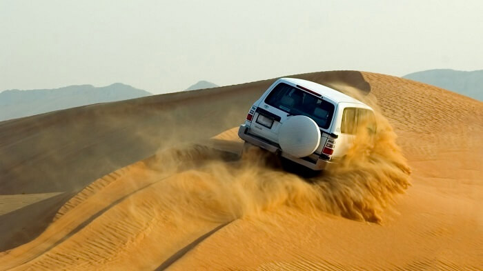 Dune bashing in Jaisalmer, India