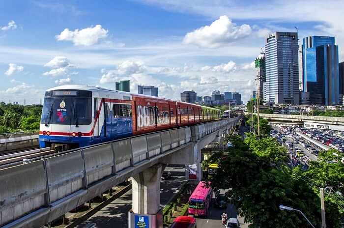 Skytrain in Bangkok