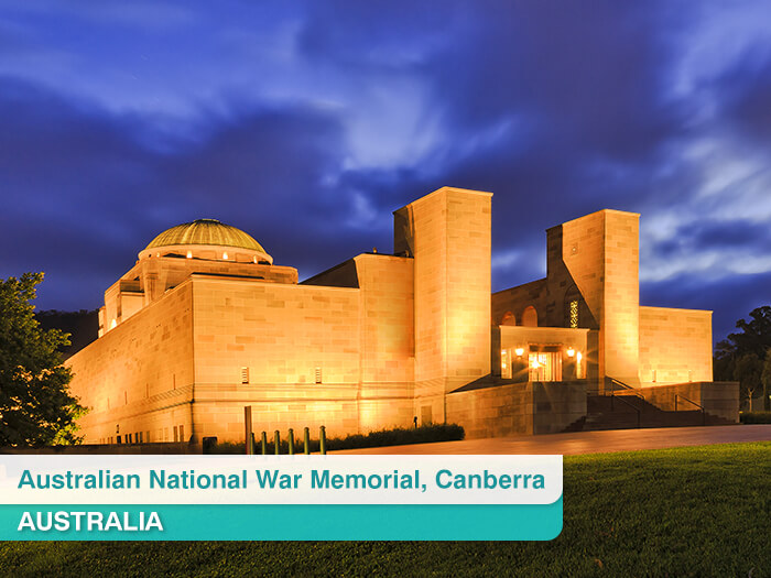 Australian National War Memorial in Canberra Australia