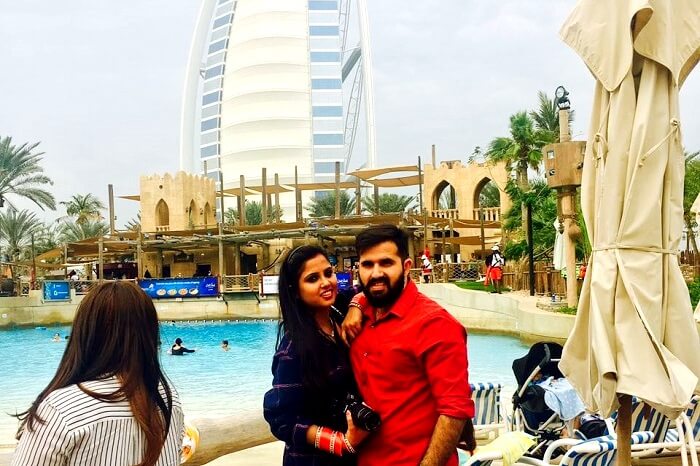 View in front of Burj al Aarab