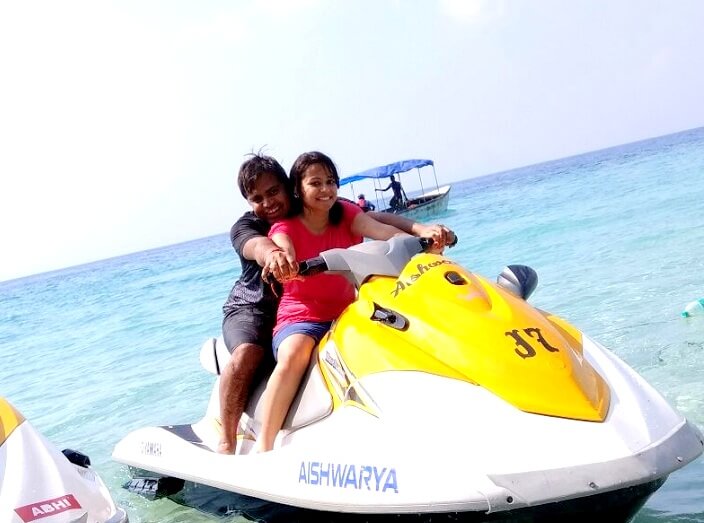 Jet ski in Andaman