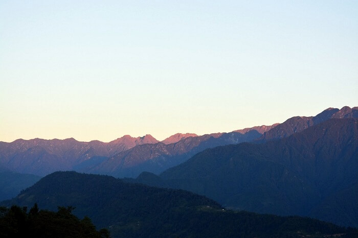 sunset in tiger hill
