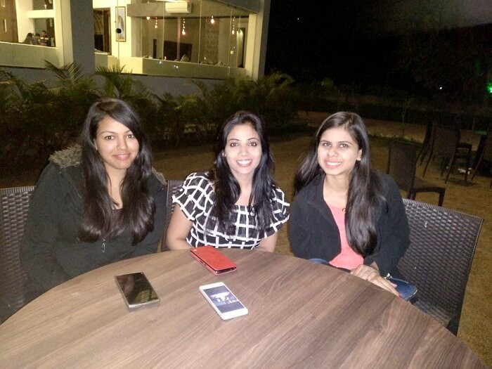 Girls staying in Jim Corbett resort