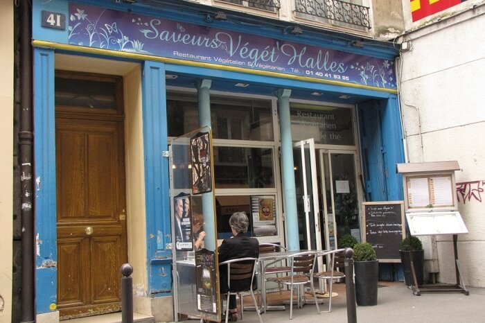 The vegan and vegetarian restaurant of Saveurs Végé Halles near Eiffel Tower in Paris