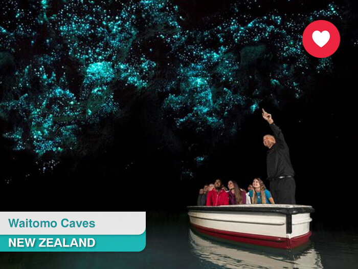 Waitomo Caves in New Zealand