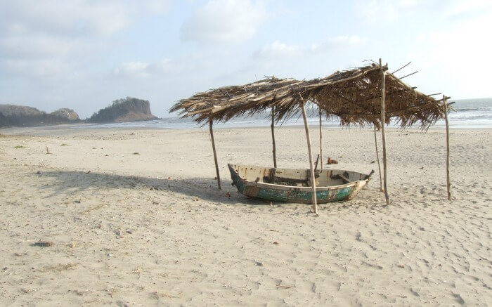 View of shoreline in Kashid