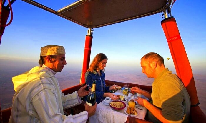 Balloon ride in morocco
