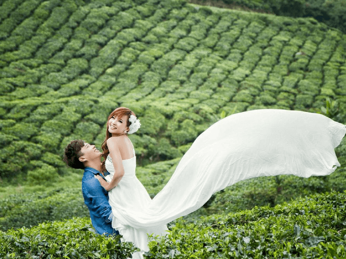 Happy couple in Kerala