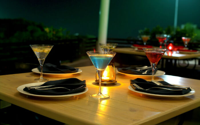 A well laid out dining table at Shiraz Art Cafe in Neelankarai in Chennai SS28042017
