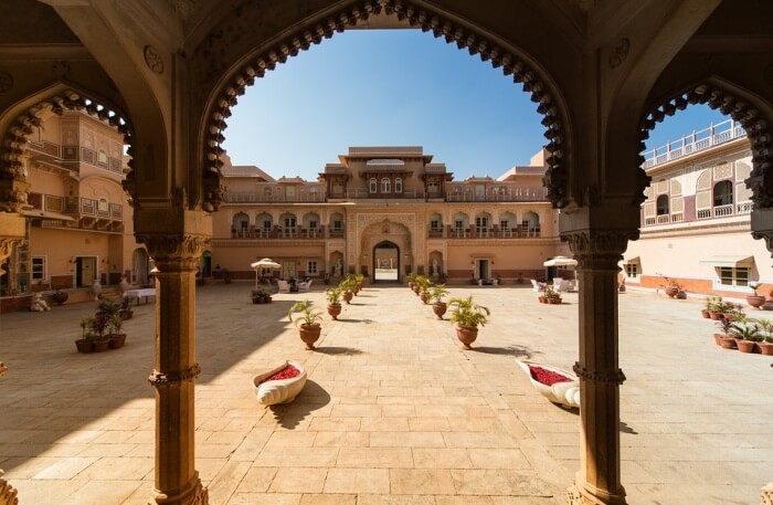 View of Chomu Palace