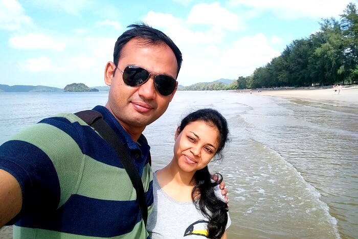 relaxin at the beach in Krabi