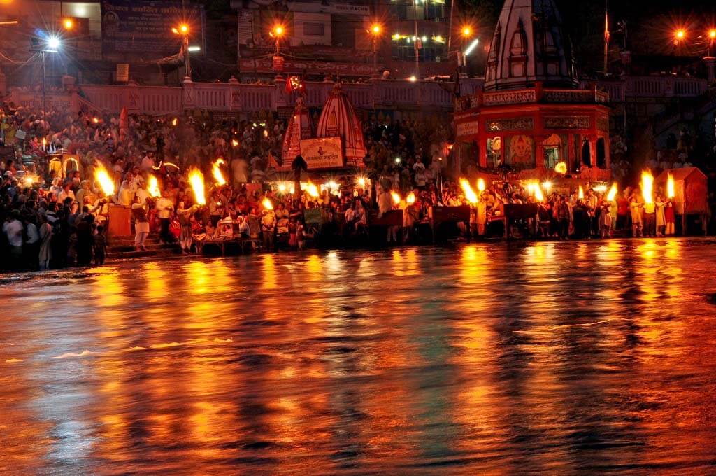 Aarti at Haridwar ghat