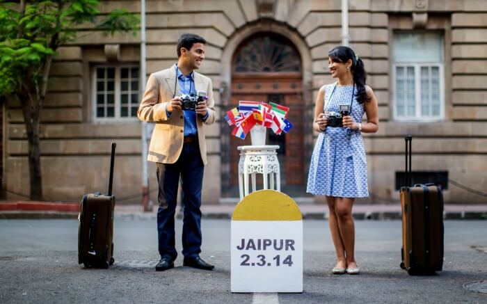 A couple in Kala Ghoda