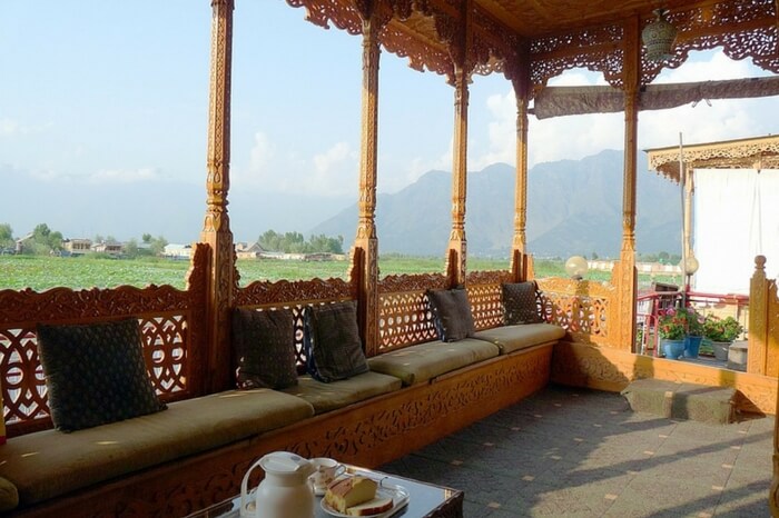 Seating area of Lighthouse Group of Houseboats