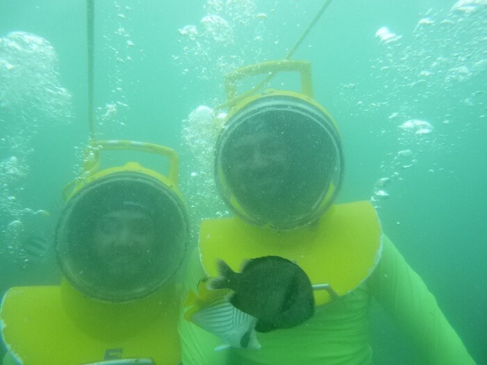 underwater sea walk in bali