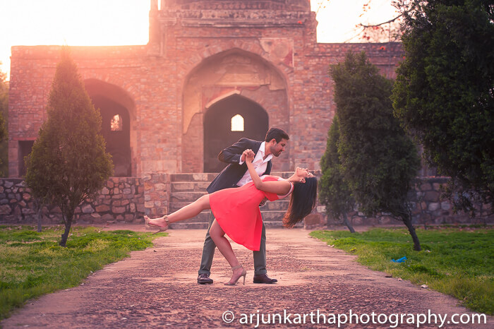 pre wedding shoot at the humayun's tomb in delhi