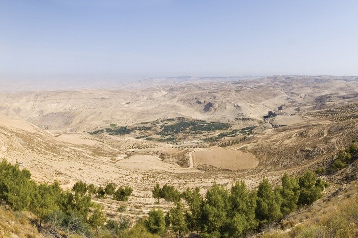 A snap of Mount Nebo in Jordan