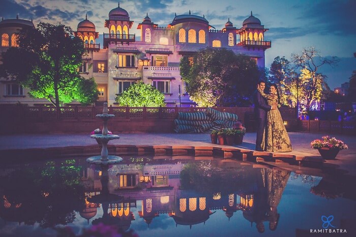 pre weddin shoot at the rambagh palace