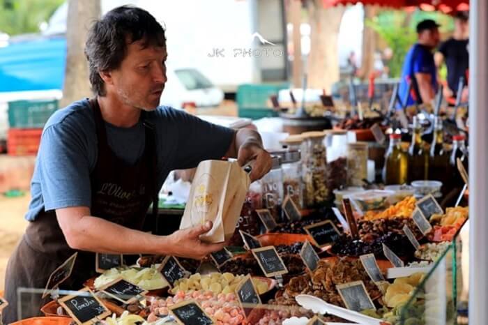 St. Pierre Market in Reunion Island, France