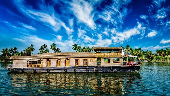 Kerala houseboat, India