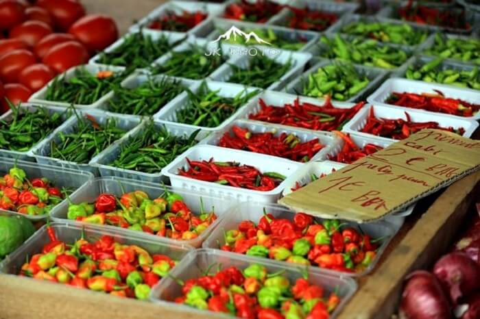 St. Pierre Market in Reunion Island, France