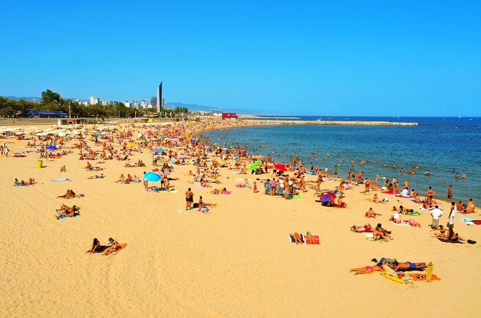 Nova Icaria Beach in Barcelona